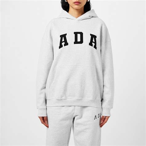 red ada sweatshirt.